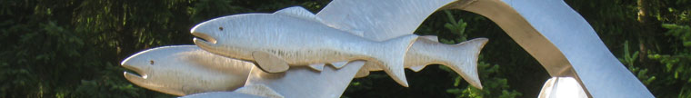 Salmon Sculpture